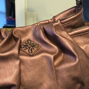 SKS Metallic Bronze Handbag